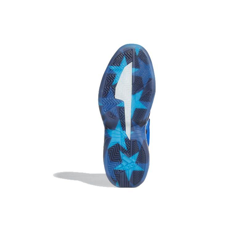 Adidas T Mac Millennium 2 Mesh Sports Comfortable Shock Absorption Non-Slip Mid-Top Basketball Shoes Men Sneakers Black Blue FV5593