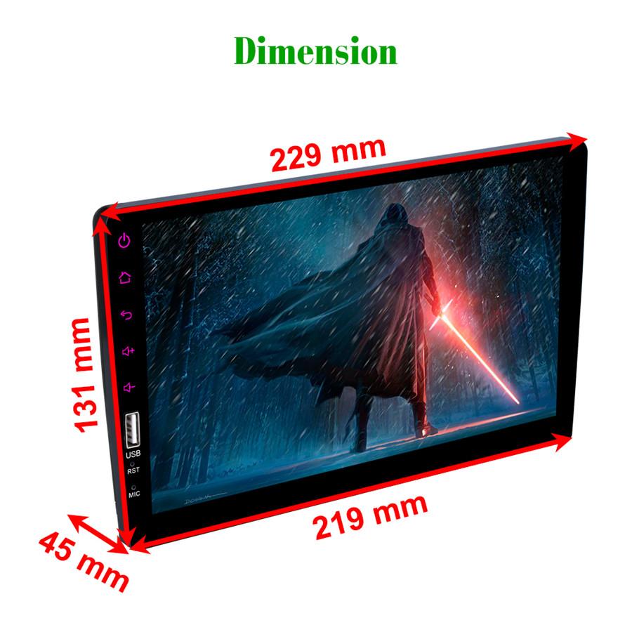 9inch 2Din for Multimedia Player Auto MP5 Player MP5 Player Car MP5 Player Radio Car Stereo Automotive FM bluetooth Touchable