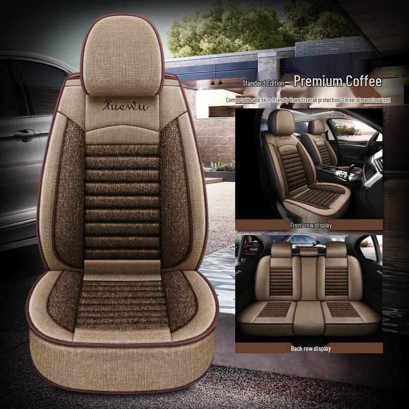 Universal Full Coverage Car Seat Covers: All-Season, Anti-Linen, Complete Set for Interiors