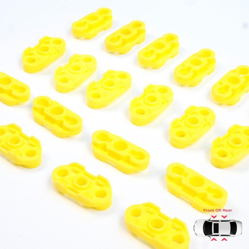 EWR19-2 20 Pieces Window Regulator Guide Clips for Buick Pontiac Oldsmobile Impala Cadillac GM Saab 20369894 20369895