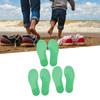 3 Pairs   Marker PVC Colorful Foot Shaped Training Pad Toy for Indoor Outdoor