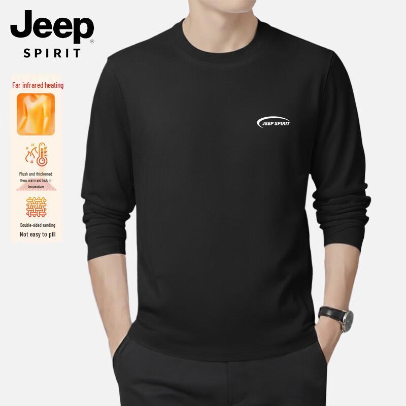 

JEEP SPIRIT Men s Fleece-Lined Thermal T-Shirt XL