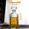 Transparente Glasflasche für Baijiu, Whiskey, Wein – Versiegelt und Perfekt für die Heimbrauerei.