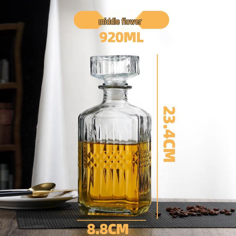 Transparente Glasflasche für Baijiu, Whiskey, Wein – Versiegelt und Perfekt für die Heimbrauerei.