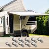 Simplify Your Outdoor Shade Setup With This Ten Pack Of Flexible And Reliable SS304 Stainless Steel Adjusting Clips