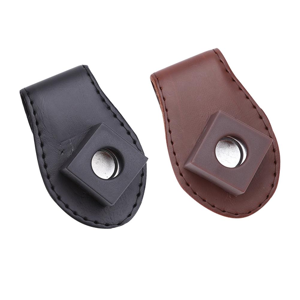 Dilwe Snooker Cue Chalk Holder Portable Magnetic Snooker Belt Clip Chalk Holder for Billiards Snooker