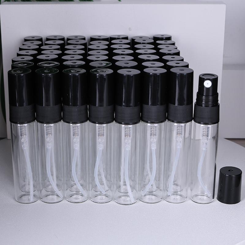 Special sale 50/piece 5ml transparent high quality glass perfume bottle spray bottle mini portable travel sub-bottle