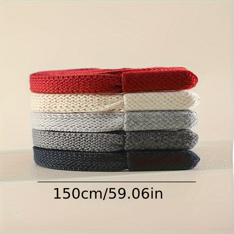 Original Knit Fabric Drawstrings - Suitable for Hoodies, Sweatpants, and Belts - Gender Neutral Decorative Ribbon Ropes