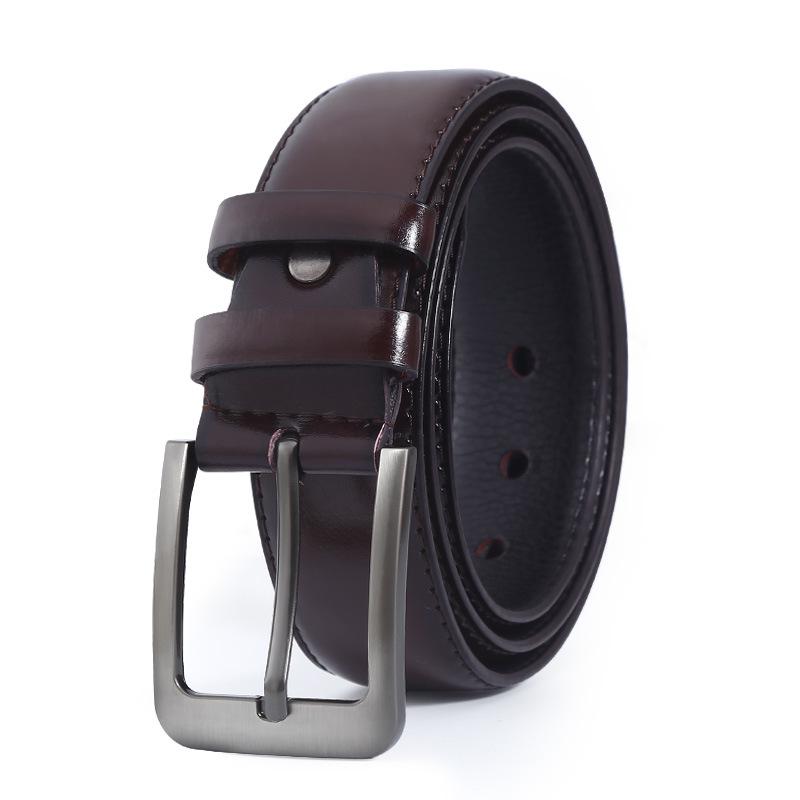 Men's Alloy Pin Buckle PU Leather Casual Jeans Belt