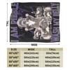 Funny Pibble Meme Wash My Belly Blanket Multi-size Warm Cozy Fluffy  Throw Blankets for Couch Sofa and Bed