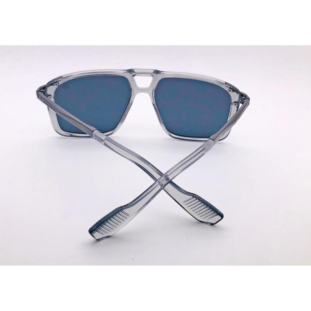 RSINC Unisex Designer Sunglasses UV Protection Square Transprent Grey KH-2301 B0DKTMCF9R