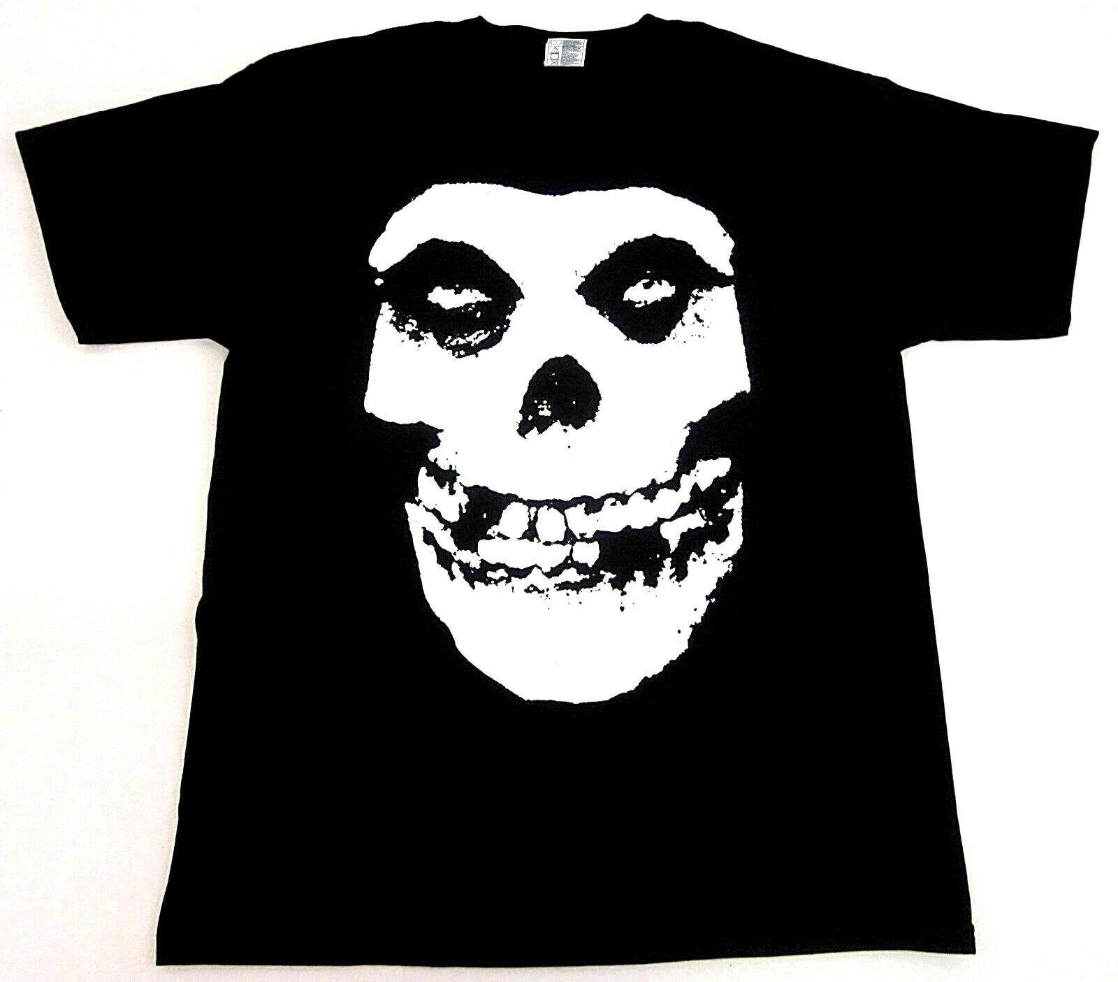 

The Misfits Футболка Fiend Skull Danzig Ужасы Панк Awesome Man Футболка Человек Футболка Футболка