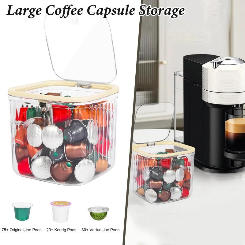 Transparent storage box, laundry bead storage box, storage container for hair rings and hair clips, desktop miscellaneous box