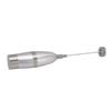 Electric Milk Frother Handheld Battery Operated Drink Mixer Portable Electric Eggbeater with Stainless Steel Whisk