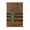 Sun Moon Star Bracelets Handmade Woven Bracelet Jewelry for Best-Friend Family