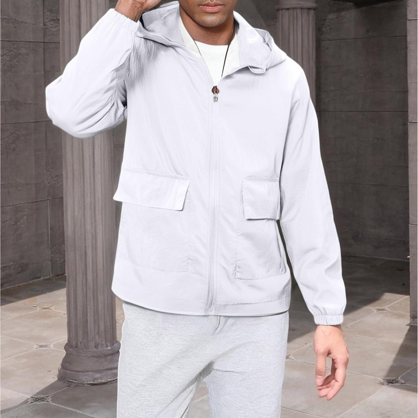 

Мужские топы Легкие Дышащие Для рыбалки на открытом воздухе XL белый