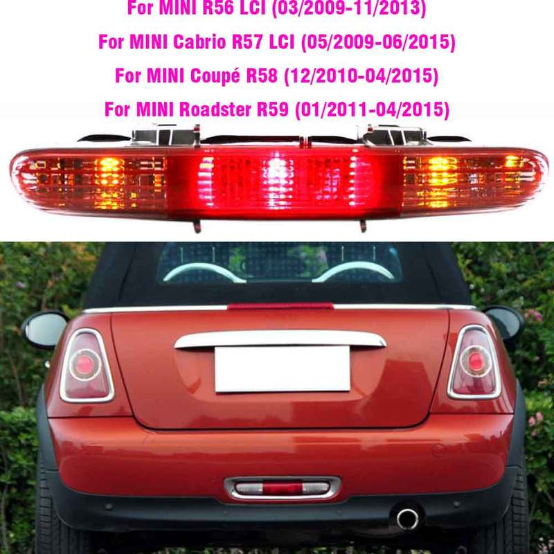 Car Rear Fog Light Bumper Reverse Back Up Light For MINI Cooper R56 R57 2011-2013 63247255925
