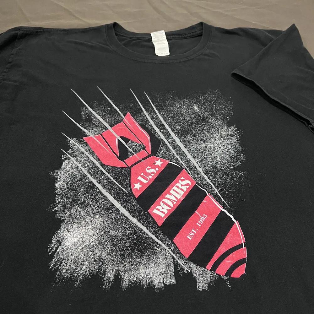 U.S. BOMBS Band EST 1993 Black Shirt Unisex S-5XL AR441 Unisex T-Shirt S
