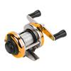 EZBUYGO Fishing Ice Fishing Reel Lightweight Solid Baitcasting Reel with Magnetic Ideal for Freshwater and Saltwater Outdoor Fishing Reel, - Brake,