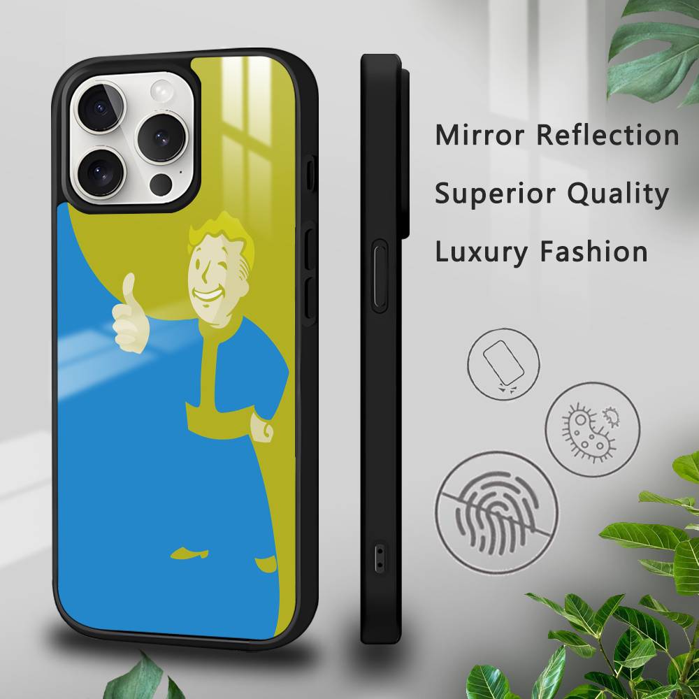 Custodia per Telefono Gioco F-Fallout Per iPhone 16 15 14 13 12 11 Pro Xs Max Mini Plus Celulares Hard Funda