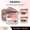 Kakashow Heart-Fluttering All-in-One Face Palette: Contour, Highlight, Shimmer, Eyeshadow, Blush, Multi-use Makeup