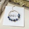 Adjustable Kyanite Crystal Bracelet for Women – Natural Blue Beaded Gift