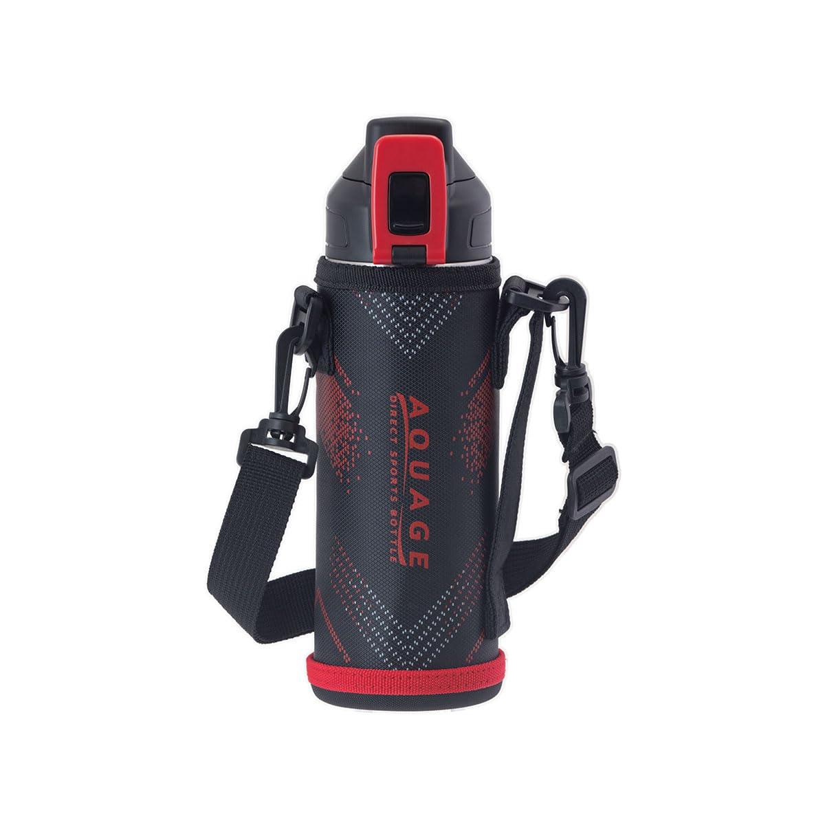 

Atlas AQUAGE ADBT-602S 600ml Water Bottle for Kids and Elementary School Students, Direct Drinking, with Cover and Drawstring, Stainless Steel,