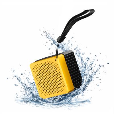 Portable Tiny Bluetooth Wireless Speaker with Hanging Pope IPX6 Waterproof Mini Sound Box Music Player Mini Subwoofer