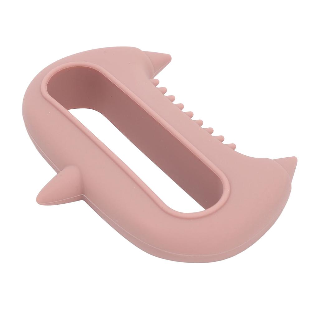 Multifunctional Acupoint Massager Promote Circulation Handheld Silicone Meridians Massage Tool Pink