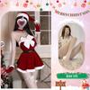 Christmas Suit Dress Sexy Autumn and Winter Cos Premium Christmas New Dress Tutu Skirt Temperament Socialite Fat M