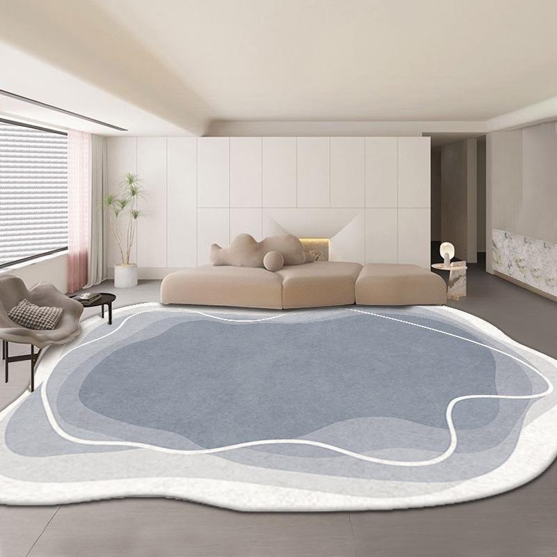 Cream Style Living Room Imitation Cashmere Carpet Comfortable Soft Bedroom Living Room Home Decor Office Floor Profiled Mat