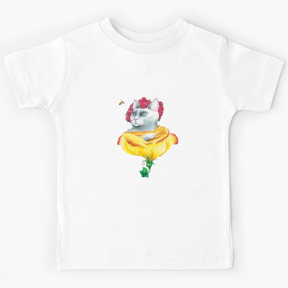 Rose Cat & Bee: The Miraculous Love Story Kids T-Shirt 130