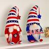 Independence Day Faceless Man Doll Fabric Independence Day Decorations Home Display Window Ornaments