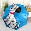 Disney Dalmatian,Puppy Automatic Opening and Closing Umbrella Suitable for All Occasion and Business Umbrella, Unisex Portable Tri Fold Sm