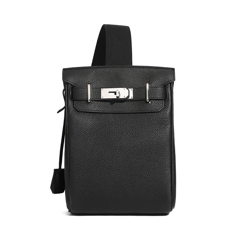 

Того Верхний слой Коровья кожа Сумка для отдыха Сумка через плечо Унисекс Сумка на плечо Мода Натуральная кожа Одноплечевая сумка Сумка через плечо 18x7x29 чёрный