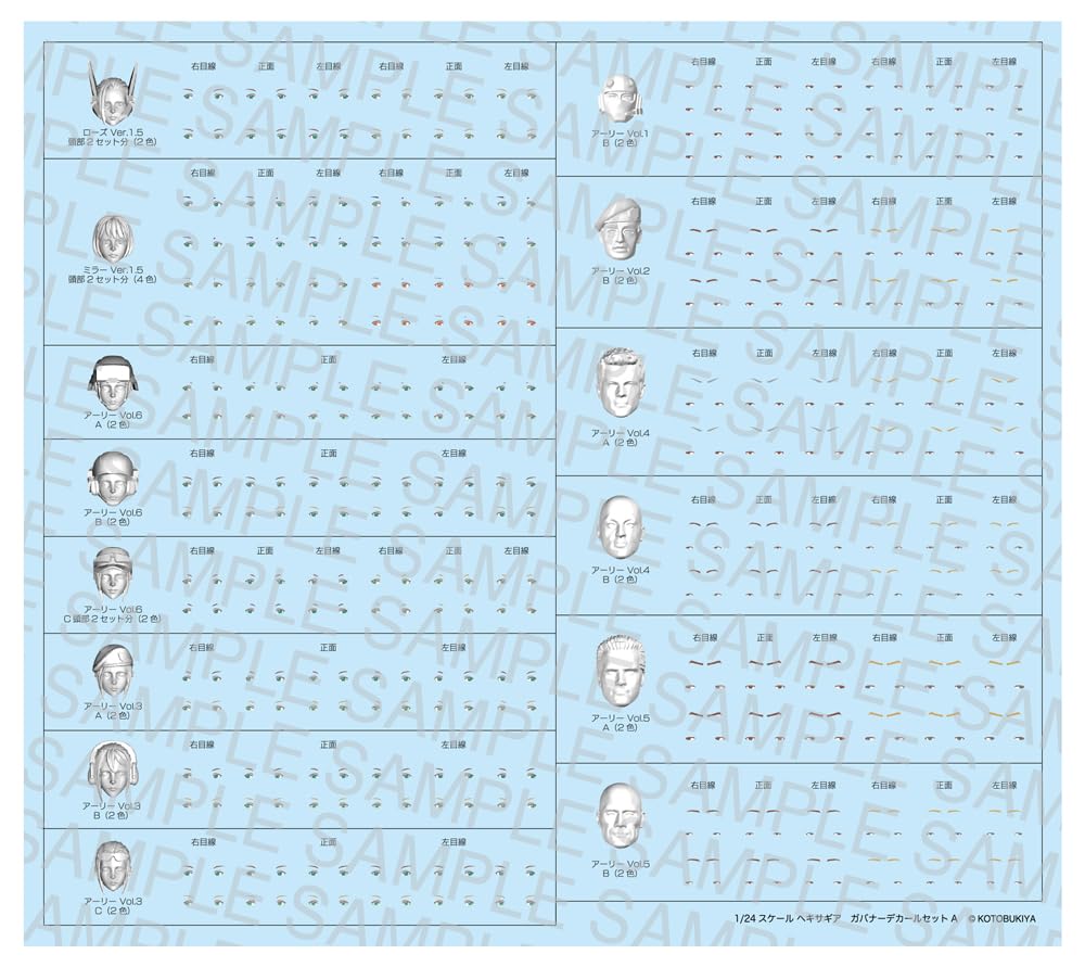 

Kotobukiya Hexa Gear Governor Набор декалей A Масштабная пластиковая модель 1/24