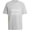 Originals Logo Print Crew Neck T-Shirt Men Tops Gray IU0224