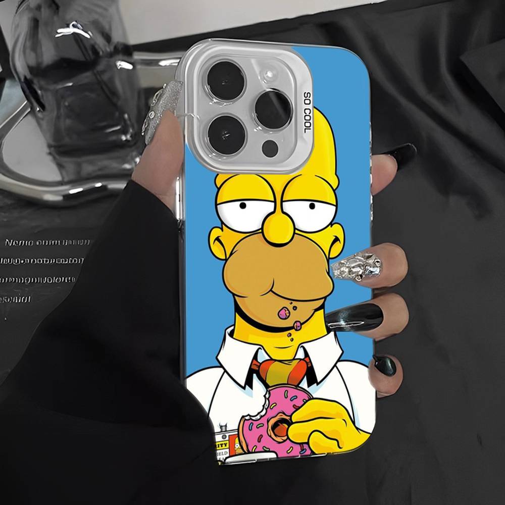 

Adult Animation Simpsons Phone Cases For IPhone 17 16 15 14 13 12 11 Plus Pro Max Pro Color Matte Cover iPhone 13 pro