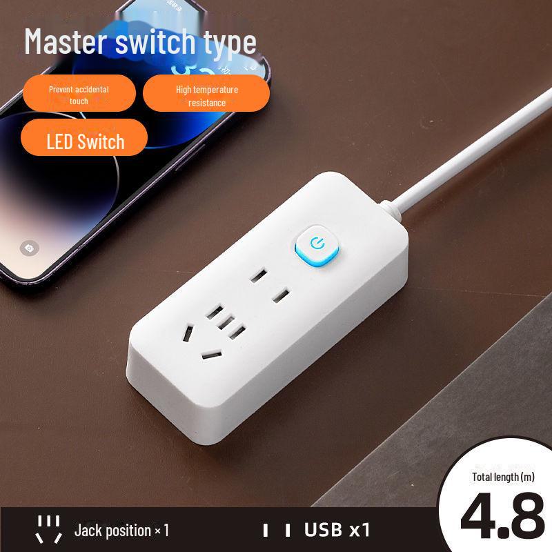 Xiaomi Smart Power Strip: Multi-Function USB Extension Board with Multiple Outlets for Home and Office.