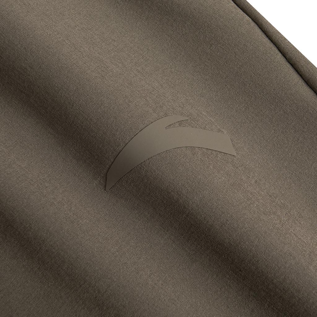 Anta Mens Woven Sports Long Pants Summer Casual Pants Men bottoms Gray Brown 952625509-2