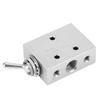 Zawór przełącznika 2-pozycyjny 5-drogowy mechaniczny pneumatyczny przełącznik pokrętłowy G1/8 cala 1,5~8 kgf/cm2
