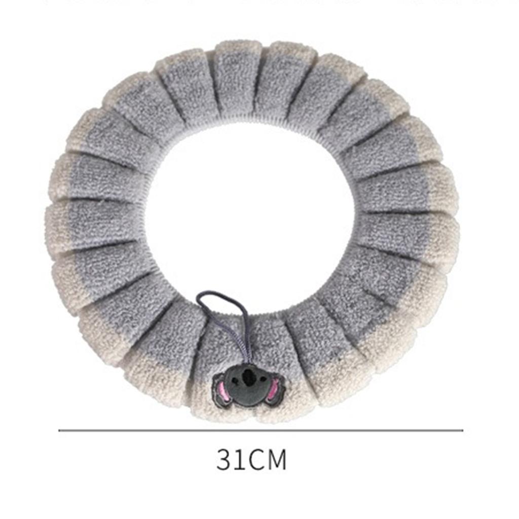 Bathroom Toilet Seat Closestool Washable Soft Warmer Mat Cover Pad Cushion