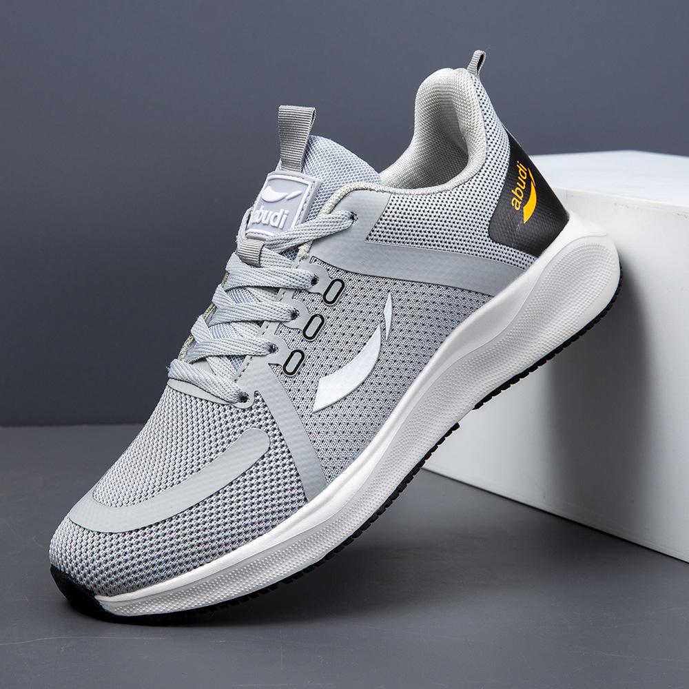 Shoes Men's Shoes New Versatile Flying Woven Breathable Mesh Outdoor Trend Fashion Platform Comfortable Running Shoes Sports Shoes
