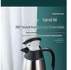 304 Stainless Steel Vacuum Insulated European Teapot Thermos Flask - Large Capacity Hot Water Kettle for Home or Hotel Use