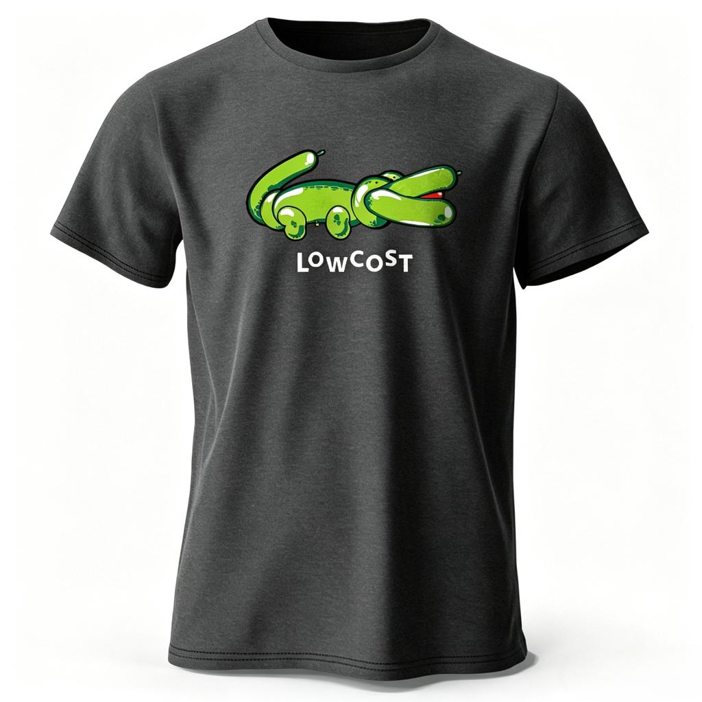 Unisexs Joke The Lowcost Printed TShirt Cotton Funny Graphic Tees Summer Tops Casual Streetwear Unisexs Clothing Womens T Shirt