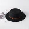Wide Brim Sunscreen Straw Hats for Women Summer Flat Top Jazz Cowboy Caps Travel Beach Lady Girl Sun Protection Panama Hats