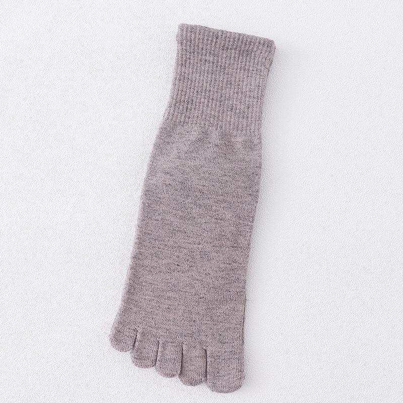 Women's Cashmere Five-Toe Socks - Thick, Warm, and Sweat-Absorbent for Autumn and Winter