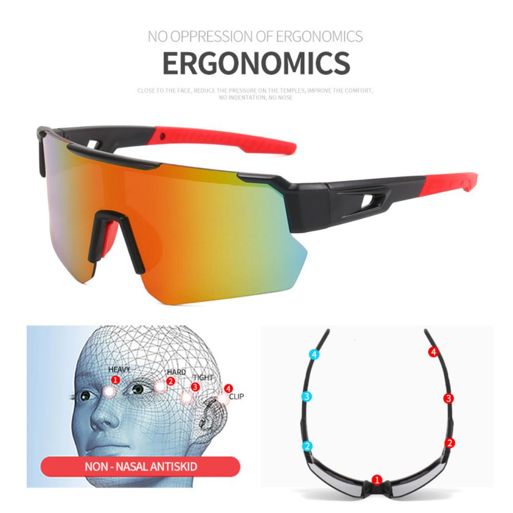 2025 neue Anti-Ultraviolett-Sonnenbrille Fahrrad Outdoor-Sportarten Radbrille bunte Sonnenbrille