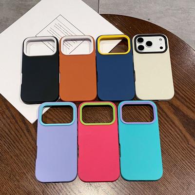 Liquid Silicone 3-in-1 Drop-Proof Case for iPhone 17 Pro Max, Skin Feel, Models 14/15/16 Pro.