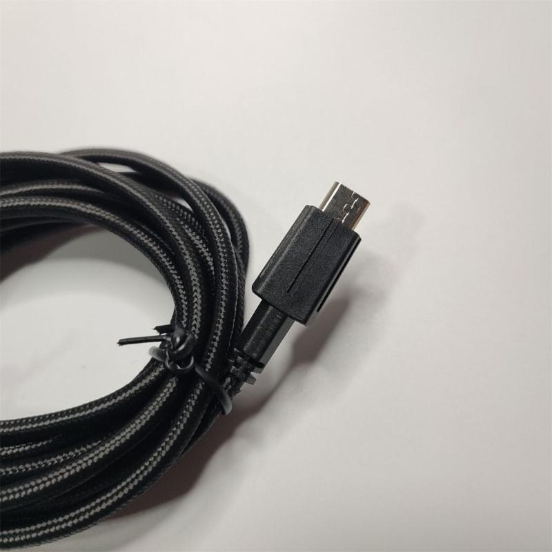 Mouse Cable USB Nylon Charging Cord For AW610M AW310M Mouse Wire Ensuring Fast And Stable Power Delivery